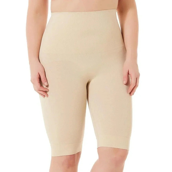 2 Pack Simply Emma Plus High Waist Thigh Shaper Beige & Black‎ NWT - Picture 2 of 8
